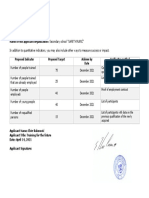 Indicators Template: Name of The Applicant Organization: Secondary School 'SAFET KRUPIĆ"