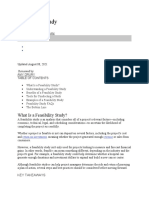 Feasibility Study Guide for New Projects