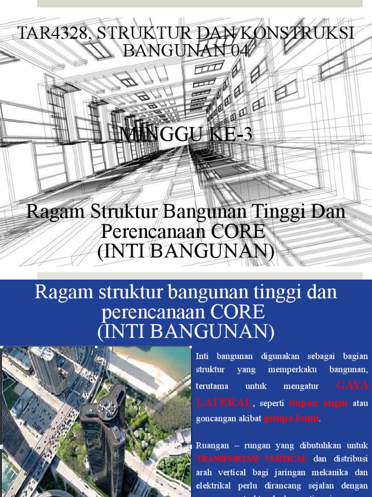 03 (1) .Sistem Perencanaan Core Pada Bangunan Tinggi | PDF