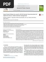 Large Format Lithium Ion Pouch Cell Full Thermal Characterisation For Improved Electric Vehicle Thermal Management