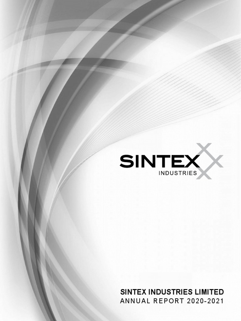 Annual Report 202021 Sintex Industries Limited faces financial