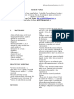 Informe Furfural