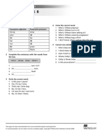 Worksheet 6: Possessives