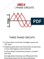 Three Phase Circuits: Unit-V