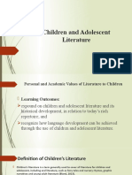 Personal and Academic Values of Literature To Children