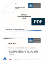 1. Módulo 2. La Legislación Ambiental. Clase 1