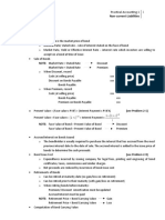 Non Current Liabilities