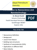 Pandit Deendayal Petroleum University: Introduction To Nanoscience and Nanotechnology