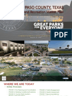 El Paso County, Texas Parks and Recreation Master Plan 