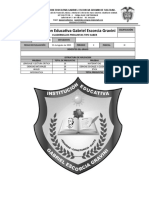 Cuestionario Pruebas Saber 1° Parcial 1 Tercer Periodo