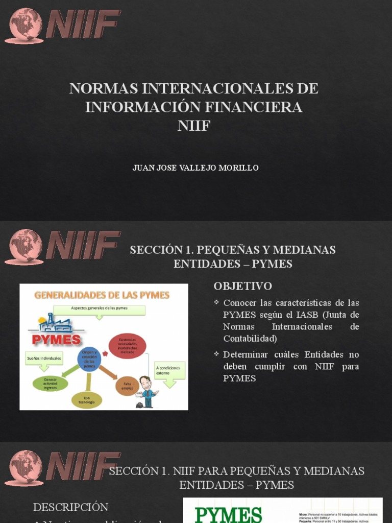 NIIF para PYMES: Guía y Principios | PDF | normas internacionales de ...