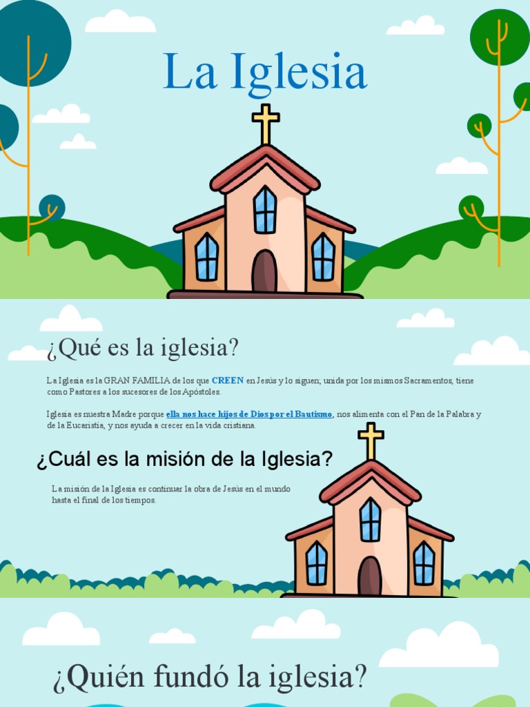 ¿Qué es la Iglesia y su misión? | PDF | Iglesia Católica | Jesús