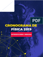 Cronograma de Física - Extensivo Enem + Medicina 2019