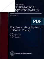 (Translations of Mathematical Monographs) v. v. Ishkhanov, B. B. Lure, D. K. Faddeev-The Embedding Problem in Galois Theory-American Mathematical Society (1997)