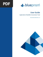 Blue Prism User Guide - Application Modeller Conversion Tool