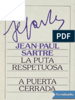 La Puta Respetuosa. A Puerta Cerrada - Jean-Paul Sartre