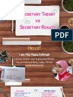 Materi 3 - Secretary Theory Vs Secretary Reality Mia Maela Fatimah