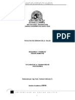 Syllabus Fisicoquimica