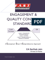 Engagement & Quality Control Standards: CA Sarthak Jain