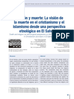 Religión y Muerte: La Visión de La Muerte en El Cristianismo y El Islamismo Desde Una Perspectiva Etnológica en El Salvador