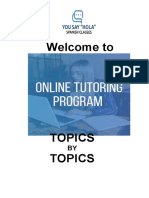 Tutoring Program-Topic by Topic