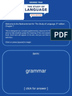 Welcome To The Flashcards Tool For The Study of Language, 5 Edition'