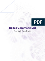 RS232-Commands_all Product Lines