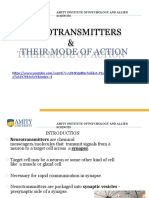 Neurotransmitters &: Their Mode of Action