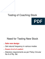 Testing of Coaches - Paranjeev Saxena