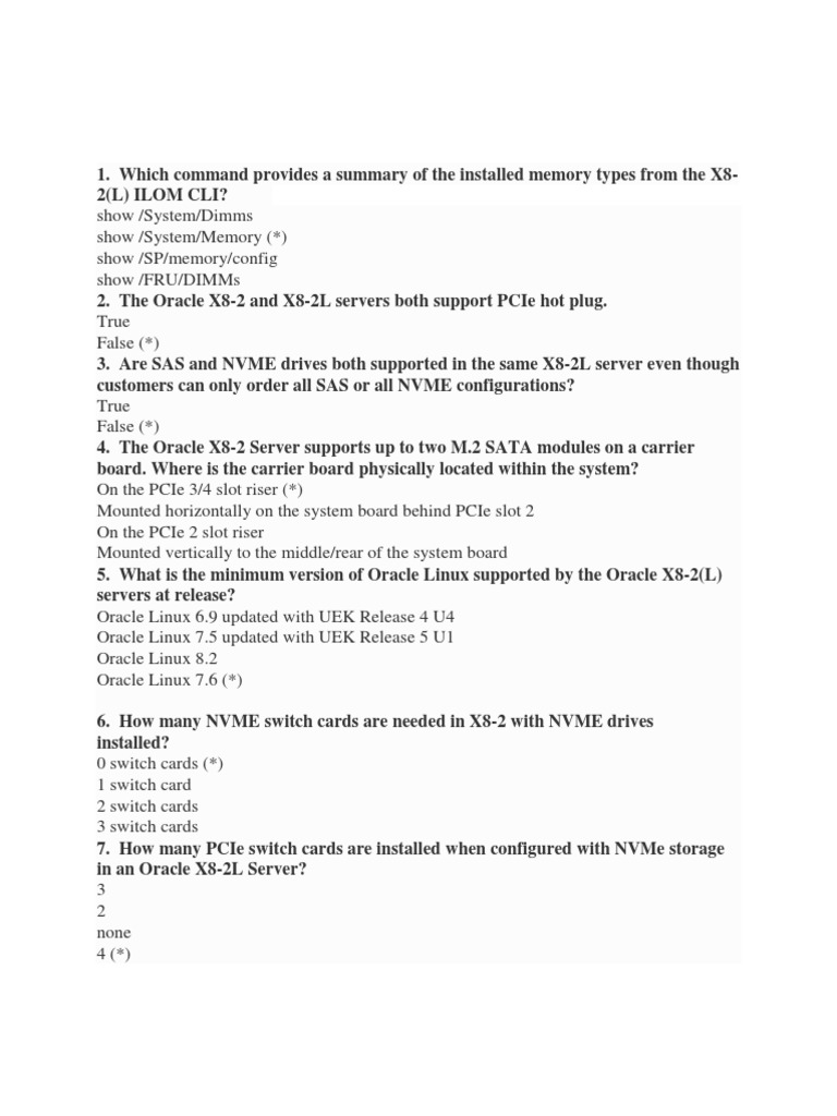 Oracle X8-2 Server Configuration Guide | PDF | Computer Networking ...
