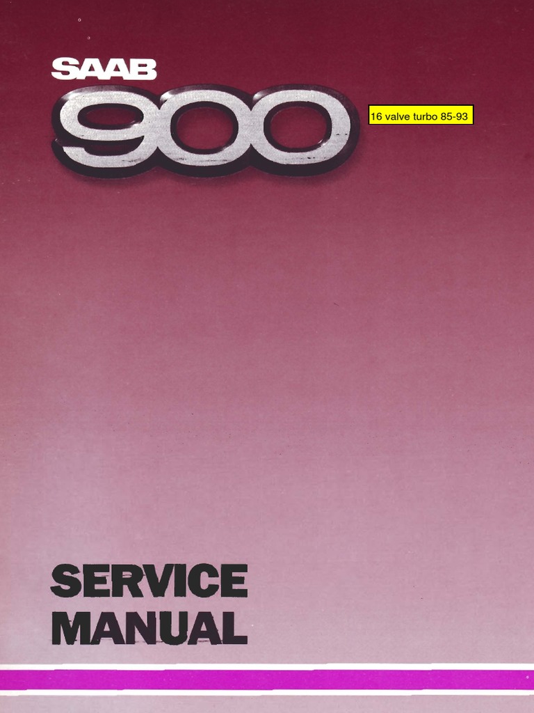 Service Manual 900 OG Factory 16V M85-M93 | PDF | Piston