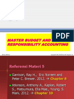 Dasar Akmen-5 (Master Budget and Responsibility Accounting)