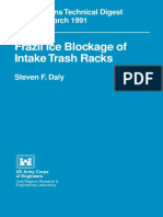 Frazil Ice Blockage of Intake Trash Racks