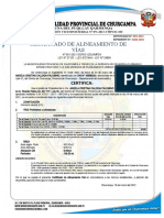 001-2021 Certificado de Alineam. de Vias - Sra. Angela Calzada Palomino