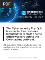 Cybersecurity Quiz