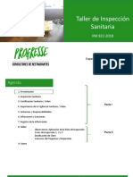 Taller Inspección Sanitaria RM 822