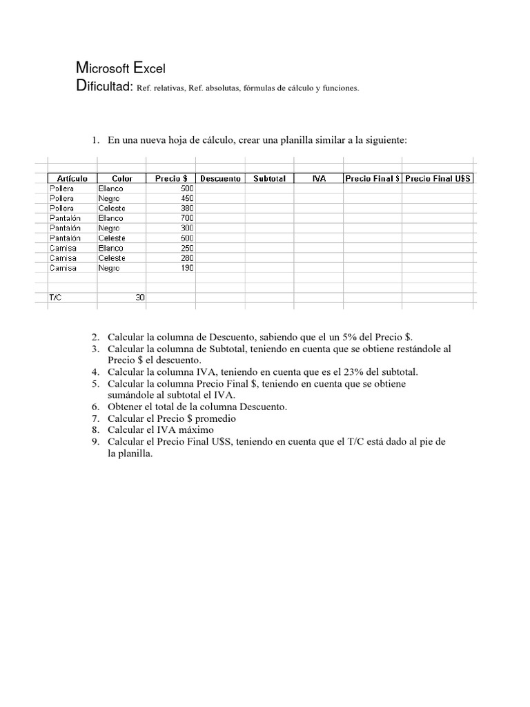 Practica Basico 1 | PDF