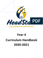 Year 4 Curriculum Handbook 2020-2021