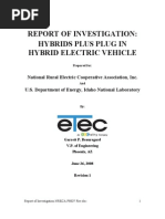 Toyota Prius A123 Car Fire Investigation Report 2008