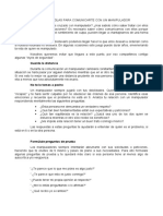 8 Sencillas Reglas para Comunicarte Con Un Manipulador