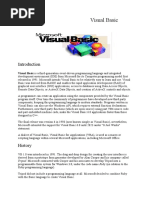 Project Report On Visual Basic