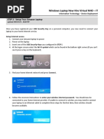 Laptop Setup Guide - Windows - Current