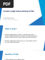 Variable Length Subnet Masking (VLSM) : Samiul Haque Suman