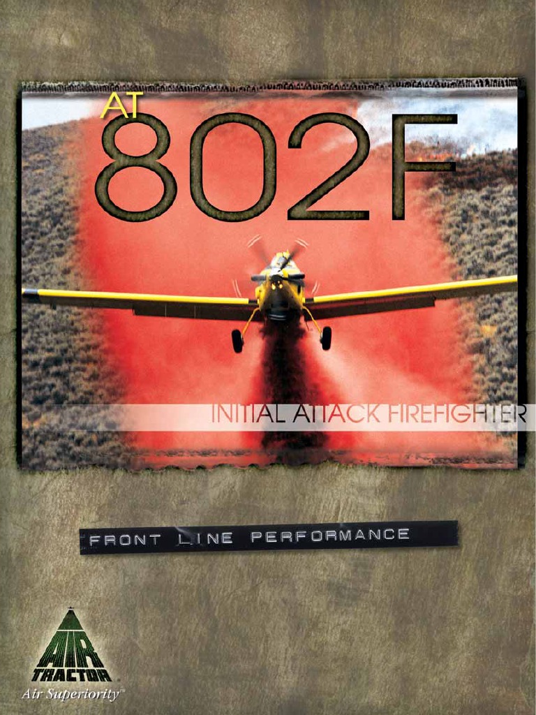Air Tractor 802F Brochure | PDF | Wildfire | Aerial Refueling