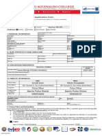 College Application Form: Manila Police District Manila Police District