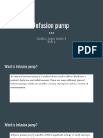 Infusion Pump: Guillen, Jasper Andre P. BSN 4