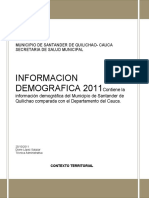 Información Demográfica de 2011