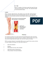 Peripheral Artery Disease - Legs