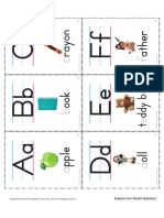 Alphabet - Mini Picture Cards