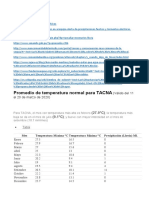 Informe de La Falta de Lluvia